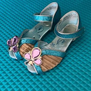 DISNEY Girls Princess Jasmine Costume Dress Shoes | 11-12